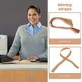 thumbnail image 3 of OULII 400Pack Money Note Bands Khaki Cash Wrapper Casinos Rectangular Strip, 3 of 8