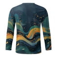 thumbnail image 5 of ZRBYWB Mens T Shirt Male Autumn Winter Fashion Printed Crew Neck Long Sleeve T Shirt Retro Full Print Tops Fashion T-Shirts, 5 of 5