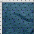 thumbnail image 4 of oneOone Velvet Light Brown Fabric Sea Craft Projects Decor Fabric Printed By The Yard 58 Inch Wide, 4 of 4