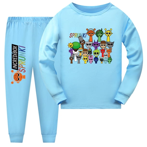 Ensemble de Pyjama en Flanelle à Manches Longues pour Enfants Tenue de Détente d'Hiver Deux Pièces Vêtements de Maison Doux et Moelleux pour Filles et Garçons