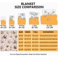 thumbnail image 5 of Rabbit Book Blanket for Women Girls Flower Rabbit Soft Lightweight Flannel Throw Blankets for Bedroom Livingroom Sofa Travel L 60x80in Adult Gift, 5 of 6