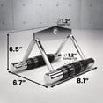 thumbnail image 3 of Synergee Double D Handle Cable Attachment – Home Gym Accessory for Cable Machine, Close Grip V Bar Grip for Weight Workout, 3 of 6