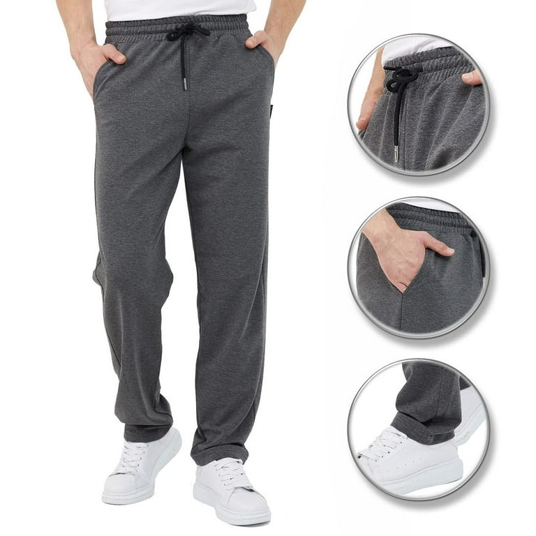 lystmrge Y3 Pants Dirt Bike Clothes Sweatpants Tall Men's Cotton Slip  Pocket Loose Casual Jogging Fitness Sports Trousers 