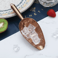 thumbnail image 5 of ReaNea Stainless Steel Rose Gold Ice Scoop 6oz, Copper Metal Ice Scooper for Ice Maker, Food Scoop, 5 of 9