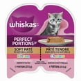 thumbnail image 2 of Whiskas Portions Parfaites Entrée de Poulet Paté Nourriture Humide pour Chatons, 75g, 2 of 5