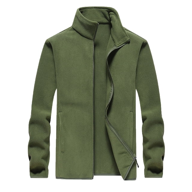 Qertyioot Manteau Décontracté d'Hiver pour Homme à Col Montant à Manches Longues Chaud Mode