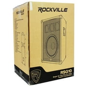 (2) Rockville RSG10 10” 400 Watt 2-Way 8-Ohm Passive DJ/Pro Audio PA Speaker
