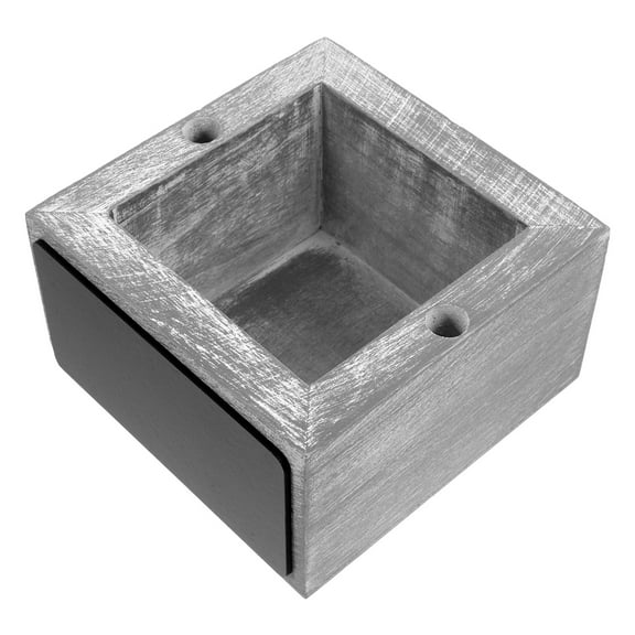 FRCOLOR Cup Holder Organizer Wooden Bag Billiards Foam Shaper Table Grey