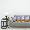 thumbnail image 3 of Ambesonne Floral Throw Pillow Cover 4 Pack, Poppy Flowers on Meadow, 20", Red Green Blue, 3 of 7