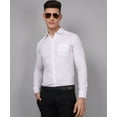 thumbnail image 4 of Luxe TryBuy Premium White Cotton Solid Casual/Formal Shirt For Men, 4 of 8