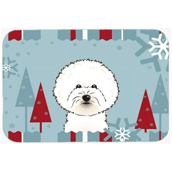 Carolines Treasures Winter Holiday Bichon Frise Mouse Pad