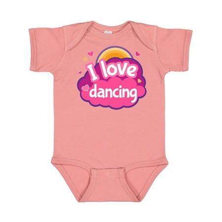 

Inktastic I Love Dancing Dance Gift Gift Baby Girl Bodysuit