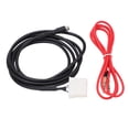 thumbnail image 3 of Cable auxiliar estéreo para coche, Radio para coche, Cable auxiliar auxiliar hembra, Cable auxiliar de radio, estética elegante, 3 of 12