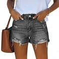 thumbnail image 2 of Seductiva Women's Shorts Women Denim Shorts High Waist Cut Ripped Jean Shorts with Pockets Stretchy Distressed Jorts Womens Workout Shorts 1PC, 2 of 5