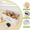 thumbnail image 3 of Set de almacenamiento de verduras de cocina Dekosilave Metal White x3, 3 of 7