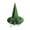Green, variant on YANDE - 15.3in Height Gray Witch Hat with Large Organza Bow, Halloween Vintage Wizard Hat, Adult Horror Outfit Prop for Haunted House & Holiday Table Decor (D)