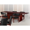 thumbnail image 6 of 8ft - 24ft Traditional Conference Room Table, Boardroom Table (20ft w/ 3 Power Module, Mahogany), 6 of 6