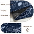 thumbnail image 5 of Funny Universe Area Rugs 4x6 ft Cartoon Rocket Graffiti Alien Spaceship Planet Washable Rug Non Slip Indoor Carpet Absorbent Floor Mat for Living Room Bedroom Dining Room, 5 of 9