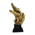 thumbnail image 3 of Estatua de cabeza de , decoración de escritorio, moderna, colección, escultura animal, figura de resina para estantería, hogar, dormitorio, o, 3 of 9