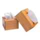 thumbnail image 3 of Caja de papel de bambú y madera Caja de almacenamiento de servilletas para hoteles comerciales Caja de pañuelos de escritorio para el hogar, 3 of 5