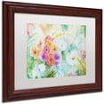 thumbnail image 2 of Trademark Fine Art "Napa Garden" Canvas Art by Sheila Golden White Matte, Wood Frame, 2 of 3