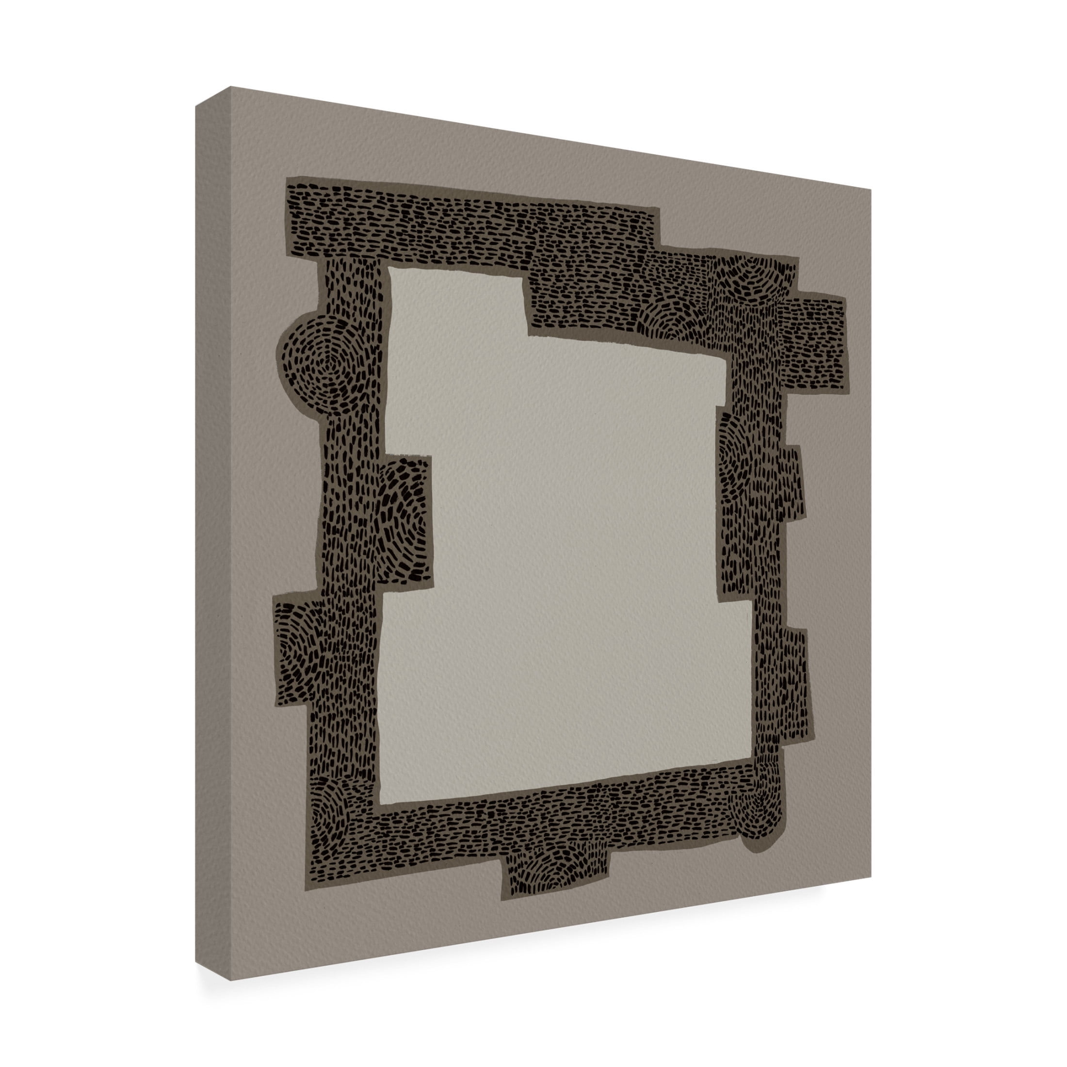 Trademark Fine Art Regina Moore  Neutral Stack III Canvas Wall Art