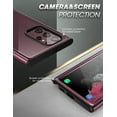 thumbnail image 6 of SUPCASE Unicorn Beetle Edge Pro Series Case for Samsung Galaxy S22Ultra (2022 Release), Slim Frame Clear Case with Transparent Back & Built-in Screen Protector (Wine), 6 of 9