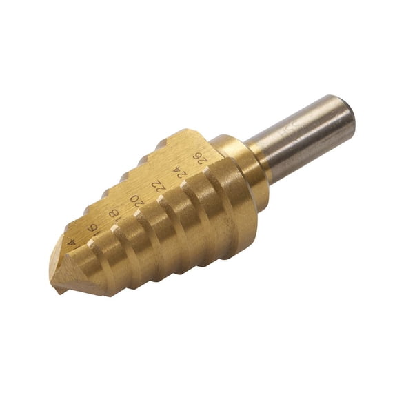 Silverline - Titanium-Coated HSS Step Drill - 14 - 26mm