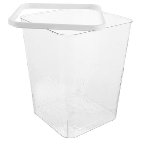 ETHZZLE Household Waste Management Trash Can For Bedroom Plastic 1Pcs