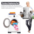 thumbnail image 2 of UPOUART Washing Machine Feet 2Pcs Black Plastic Ventilation Pads For Kitchen, 2 of 6