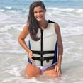 thumbnail image 5 of Owntop Swim Jacket, Adult Life Vest, Floating Unisex Swimwear with Adjustable Quick Release Buckles, Buoyancy Aid for Swimming Surfing Boating Kayaking Fishing, Blue, 5 of 7