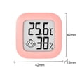 thumbnail image 4 of Termómetro electrónico Higrómetro Medidor de humedad de temperatura digital LCD (rosa), 4 of 6