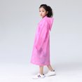 thumbnail image 3 of Imperméable Longueur 110cm * 55cm, [3 pack] Imperméable Réutilisable en EVA Unisexe avec Capuche pour Hommes et Femmes, 3 of 5
