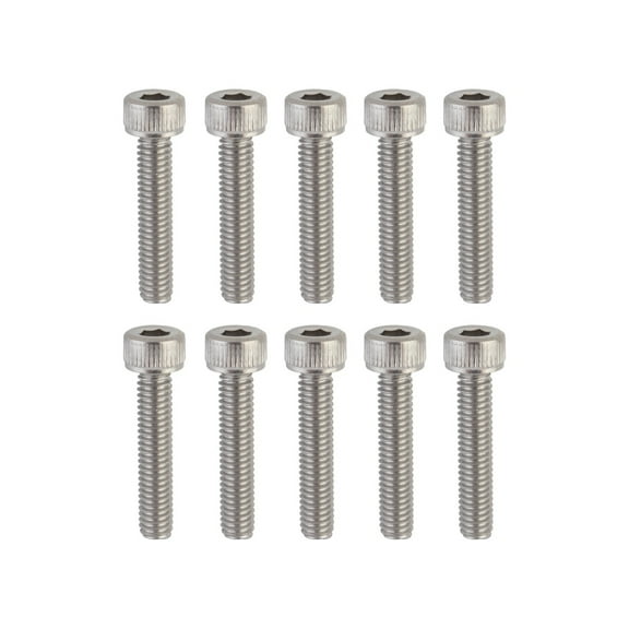 SUNLITE Stainless Steel Socket Cap Bolts M4x.75TP 20mm Length Bag of 10