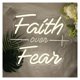thumbnail image 5 of Letrero De Neón Faith Over Fear Con Luz LED Regulable Para Dormitorio, Club, Fiesta, Sala De Juegos O Decoración De Pared 35cmx29.5cm, 5 of 7