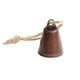 thumbnail image 2 of Campana de vaca de latón vintage - Decoración metálica elegante con cuerda resistente, 2,6x3,5 cm, adorno rústico de pared o puerta de granja, 2 of 6