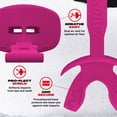 thumbnail image 3 of SAFEJAWZ Football Mouth Guard, Sports Lip Guard with Connected Strap, Adult and Youth Mouthpiece, One Size Pink, 3 of 6