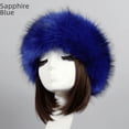 thumbnail image 1 of Gorro grueso de piel sintética para invierno, gorro vacío para mujer, gorro cálido, gorro con aro, gorro con zorro esponjoso sin gorro, 1 of 1