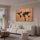 thumbnail image 3 of Póster de lienzo con mapa del mundo, mapa del mundo, decoración de dormitorio, paisaje deportivo, decoración de oficina, regalo, estilo marco, 20 x 30 cm, 3 of 8
