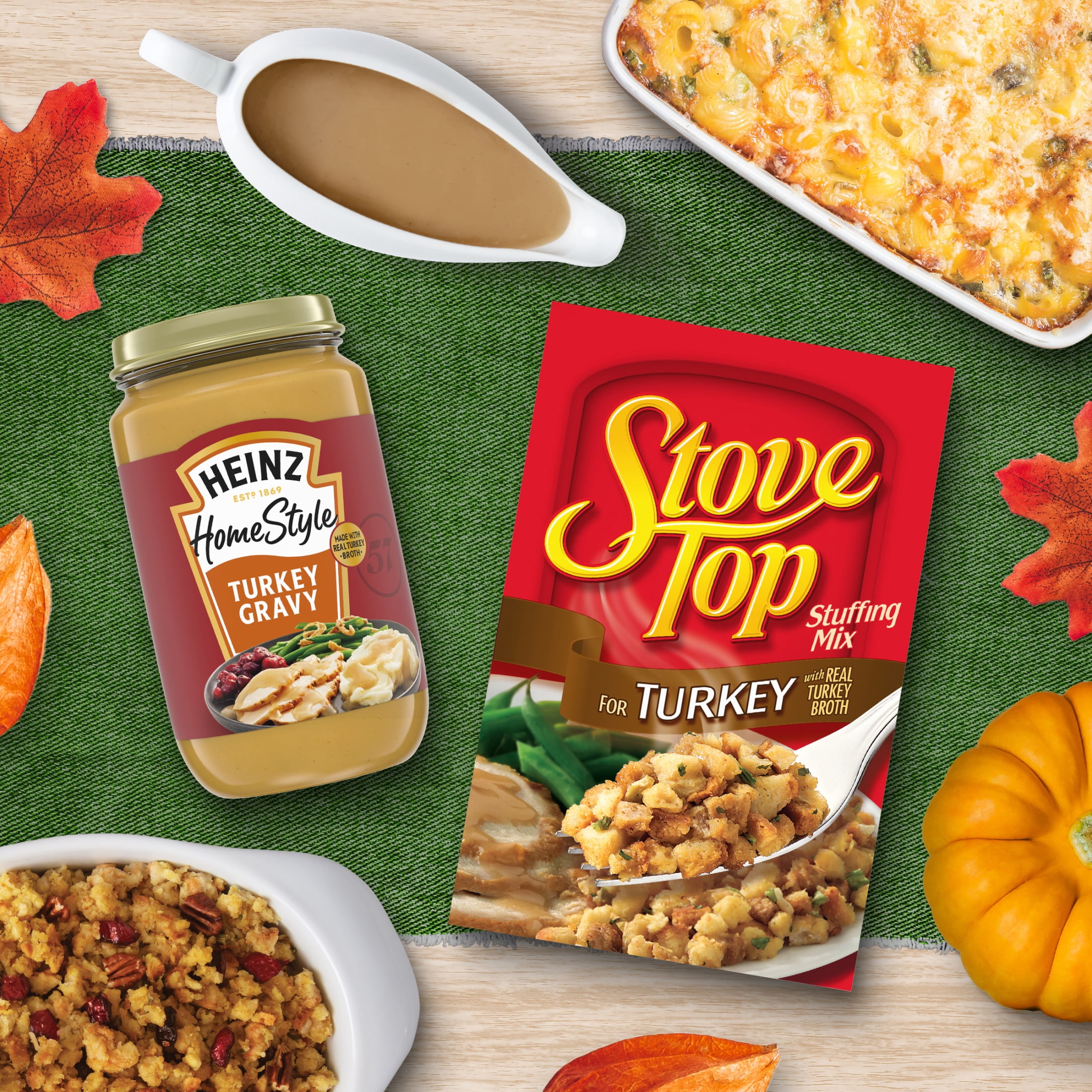 Stove Top Turkey Stuffing Mix Side Dish, 6 oz Box (Pack of 10)