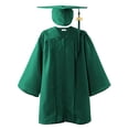 thumbnail image 4 of MKOSPLRT 2-Pack Kids' Graduation Dress 3-12 Years Shiny Full Zip Academic Robe and Cap Set with 2025 Tassel for School Ceremony Performance, 4 of 5