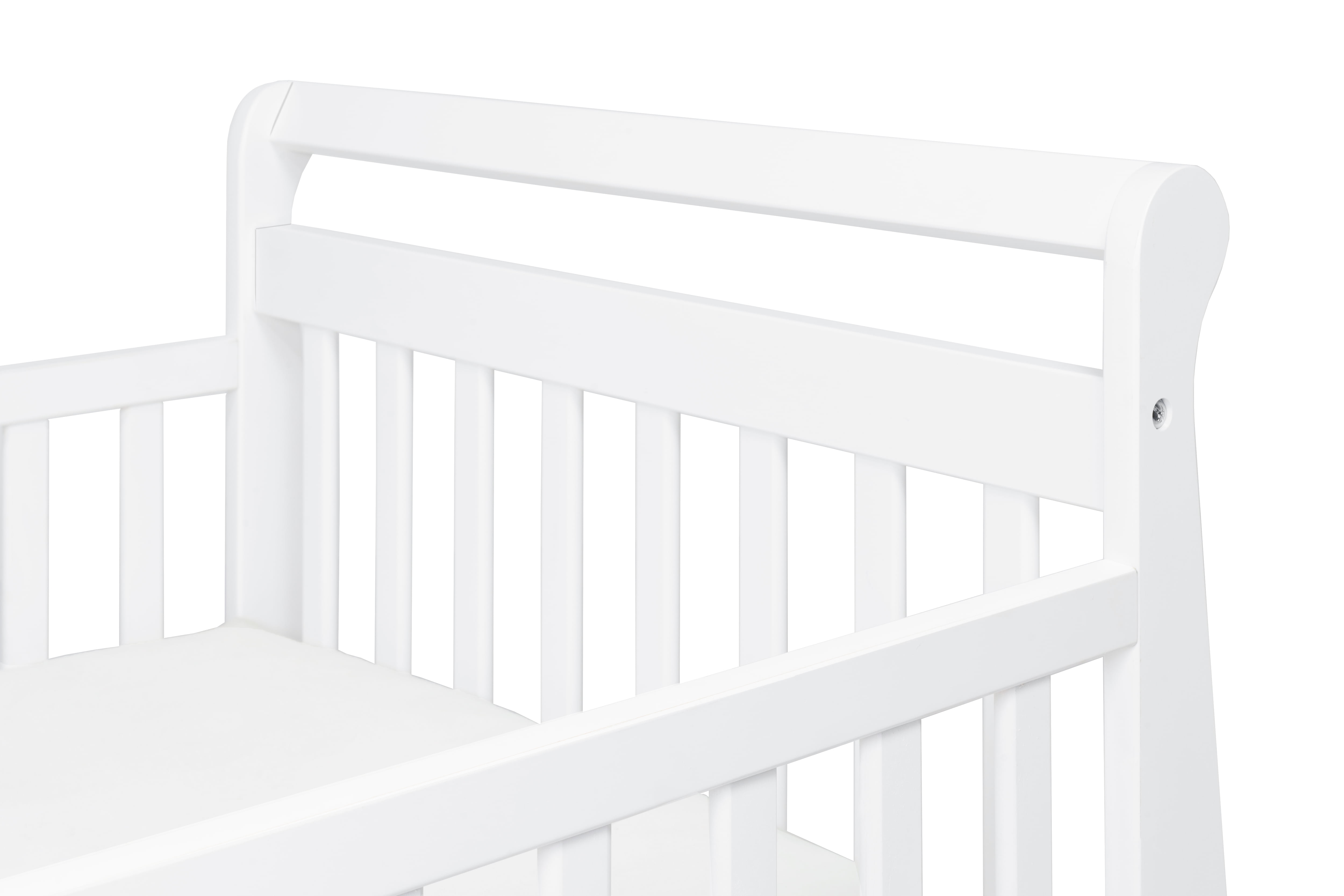 DaVinci Baby Sleigh Toddler Bed, Multiple Finishes with Bed Rails