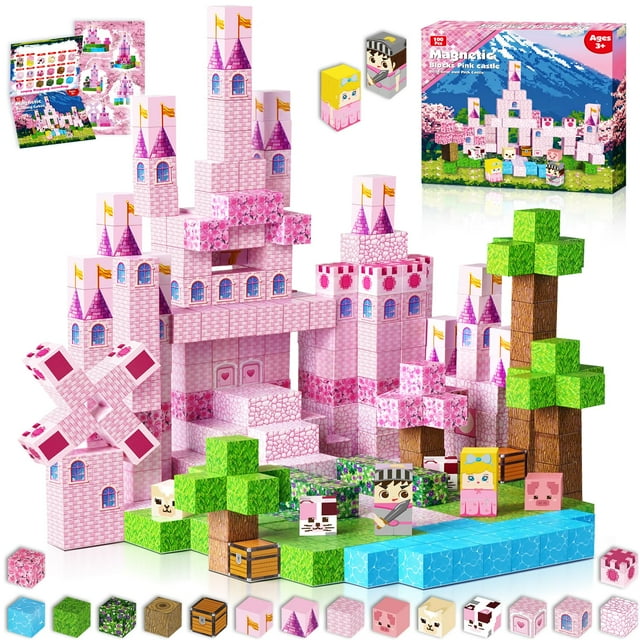 Bloques de construcción Annexfun, 100 unidades, Princess Castle Garden Kids