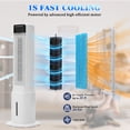 thumbnail image 3 of 42" Evaporative Air Cooler with Remote,Tower Fan with 3 Modes,Portable Air Conditioner 24H Timer,70° Oscillating Humidifier for Home, 3 of 9
