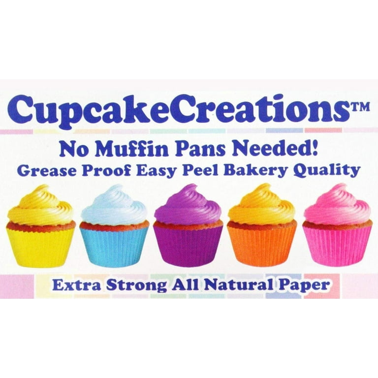 Cupcake Creations Jumbo Baking Cups, Silver