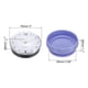 thumbnail image 2 of Reloj de baño a prueba de agua, reloj de pared a pilas con ventosa, azul, 2 of 7