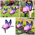 thumbnail image 4 of icolorfuled 1Pack Acrylic Butterfly Shape Yard Signs for Outdoor Ornament Use, 4 of 7