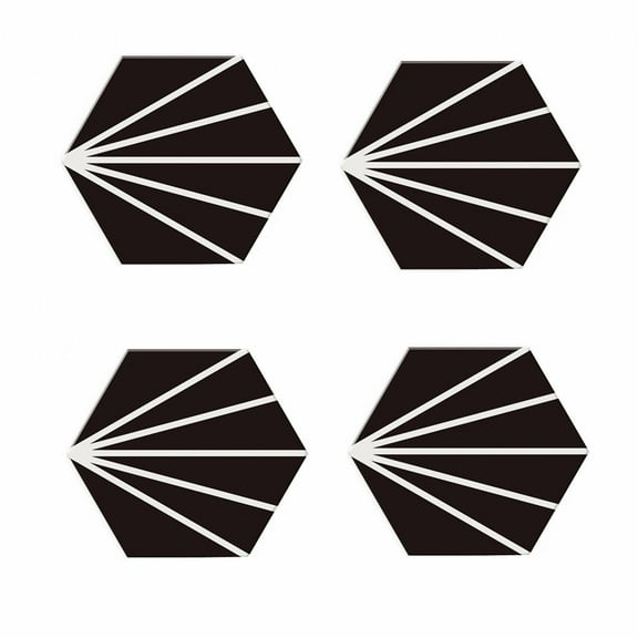 AUQ Geometric Coasters,High-Quality Diatomite Material Coasters for Drinks,Stylish Non-Slip Design Cup Coaster,Multicolor 7