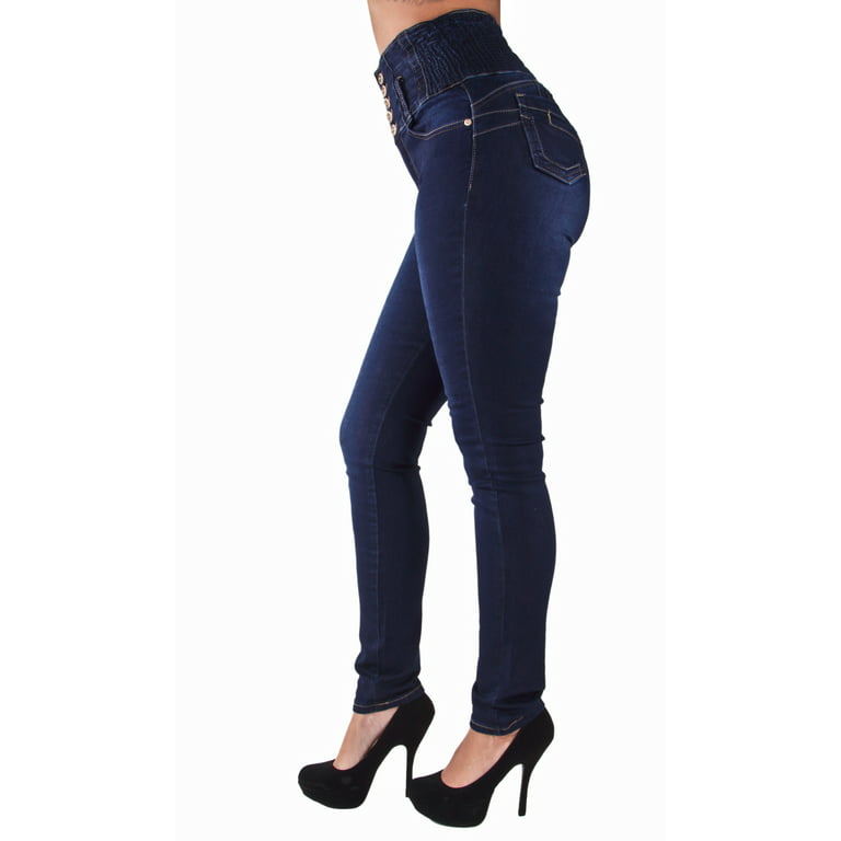 Skinny Jeans for Women Stretchy High Waist Butt Lifting Curvy Tight Classic  Slim Pull On Denim Pants Juniors Jeans at  Women's Jeans store