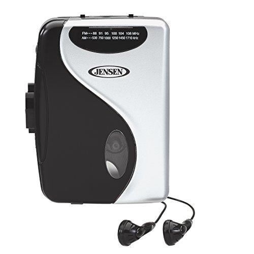 Jensen SCR68B Cassette Stéréo avec AM/FM et Écouteurs